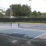 Pickleball court
